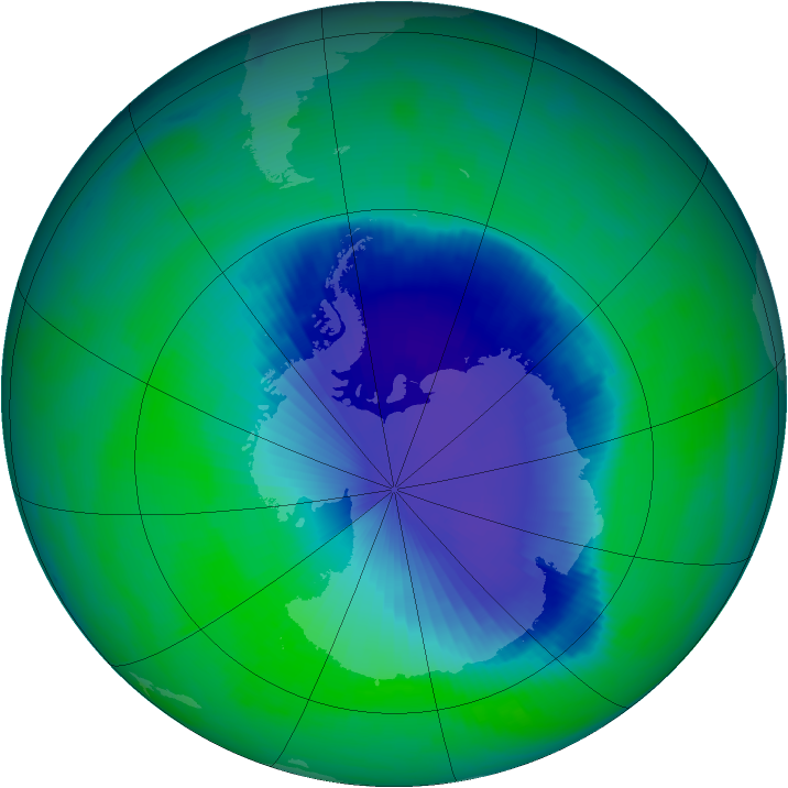 Ozone Map 1999-11-28